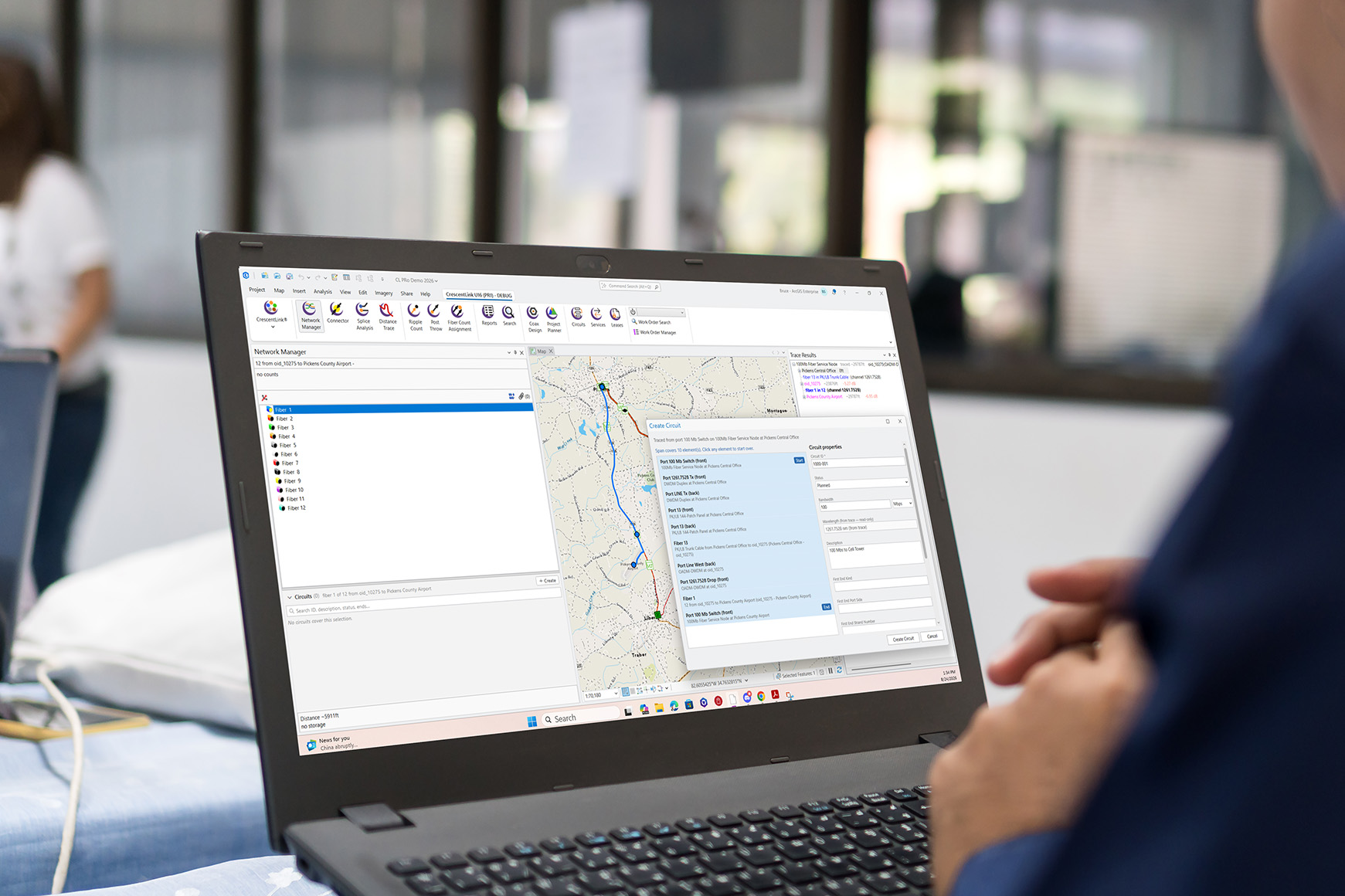 Service Suite tools shown inside CrescentLink for ArcGIS Pro